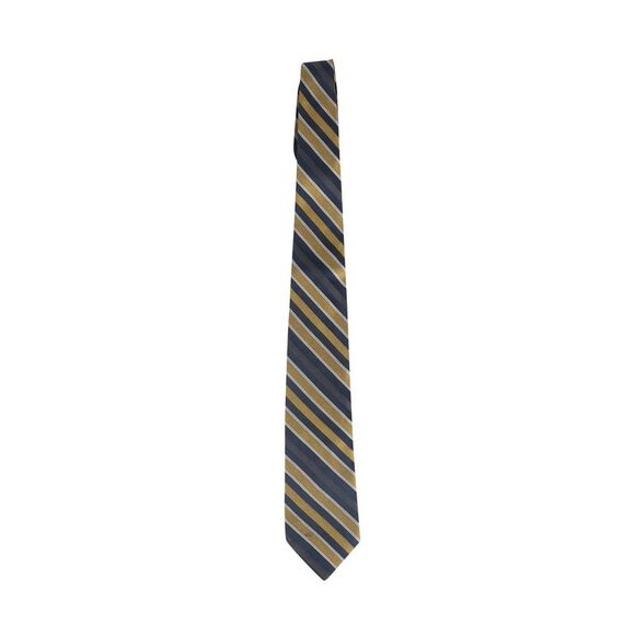Valentino Garavani Striped Tie in Yellow Silk - Picture 1 of 3